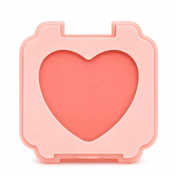3B Trend Rose Sweet Cheeks Tekli Mat Allık No:4 Kalp Desenli Doğal Görünüm Veren Kadifemsi Mat Blush ürün görseli 1