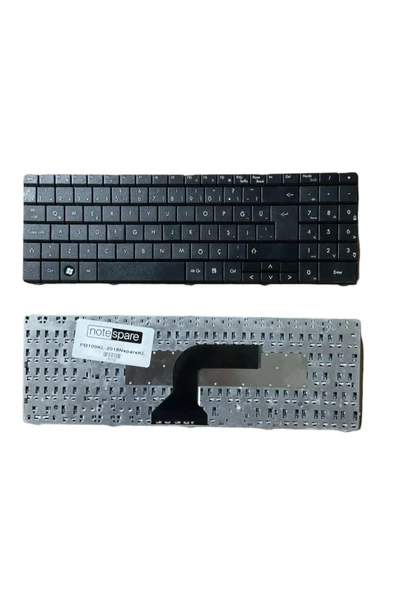Packard Bell ile Uyumlu Easynote MT85, ST85, ST86 Notebook Klavye Siyah TR ürün görseli 1