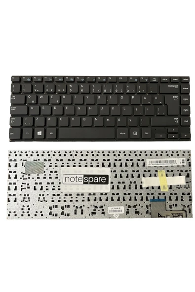 Samsung ile Uyumlu NP530U4B-S01TR, NP530U4B-S02TR, NP530U4C-S01TR Notebook Klavye Siyah TR ürün görseli 1