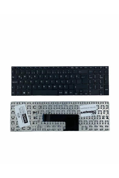 Sony Uyumlu Vaio Fit SVF1532P4E, SVF1532Q1E, SVF1532Q2E Klavye TR Siyah ürün görseli 1