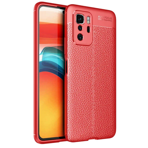 Xiaomi Poco X3 GT Kılıf Deri Desenli Kamera Korumalı Silikon ürün görseli 1