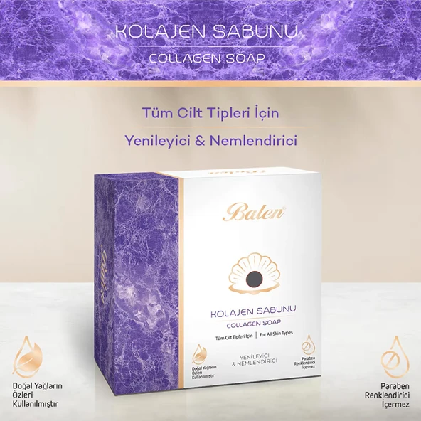 Balen's Beeauty Kolejen Sabunu Yenileyici ve Nemlendirici 125 gr ürün görseli 1
