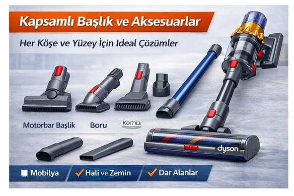 PTTAVM: Dyson V15 Detect Absolute SV22 Kablosuz Dikey Süpürge