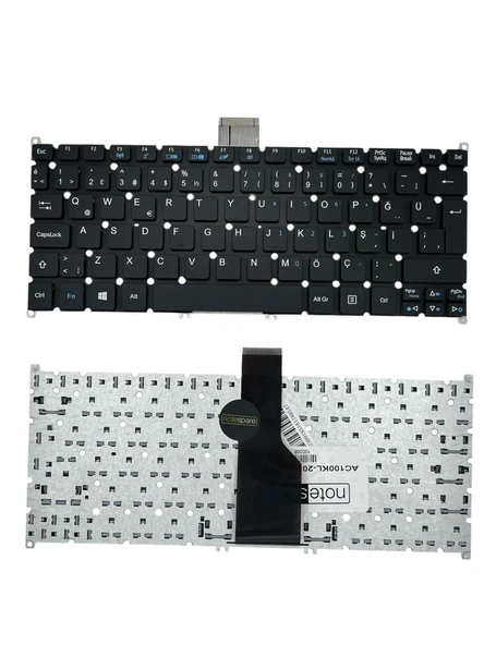 Acer ile Uyumlu 9Z.N7WPC.60G, 9Z.N7WPC.61D, 9Z.N7WPW.00E, 9Z.N7WPW.00F Notebook Klavye Siyah TR ürün görseli 1