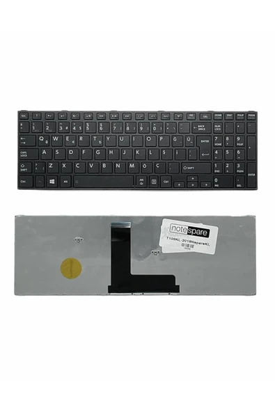 Toshiba ile Uyumlu Satellite Pro R50-B-10J, R50-B-114, R50-B-11C Notebook Klavye Siyah TR ürün görseli 1
