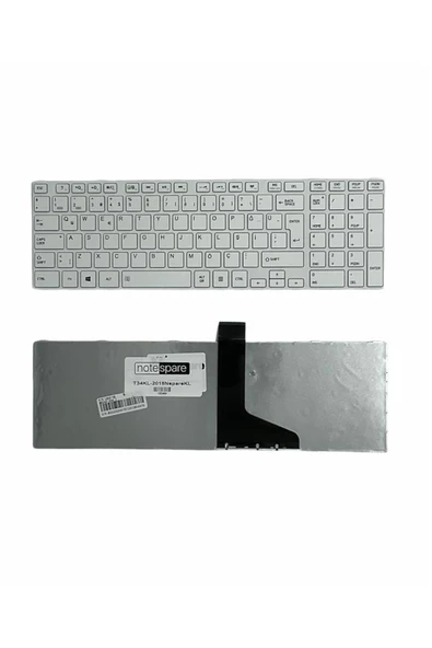 Toshiba Uyumlu Satellite L850-1UE, L850-1V2, L850-1V3, L850-1V4 Klavye TR Beyaz ürün görseli 1
