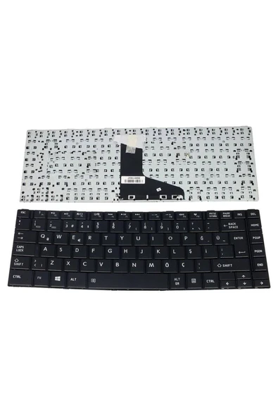Toshiba ile Uyumlu Dynabook Satellite L40-A, L40D-A, L40Dt-A, L40t, L45Dt Notebook Klavye Siyah TR ürün görseli 1
