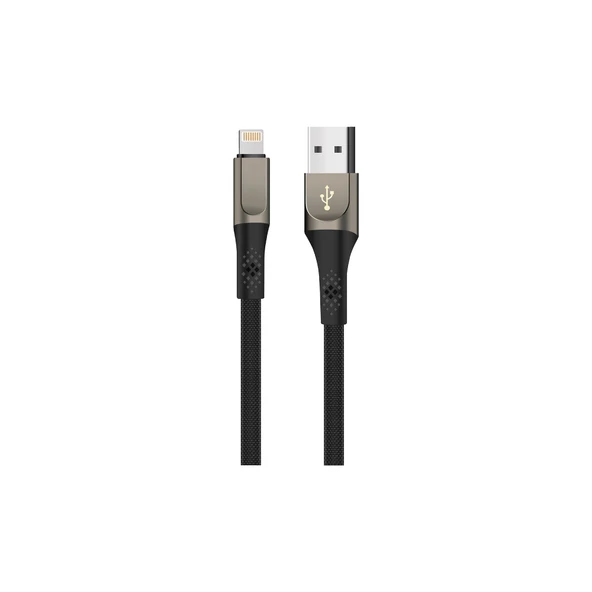 iPhone Lightning Şarj Kablosu 3A Data ve Hızlı Şarj Kablosu 1 Metre ürün görseli 1