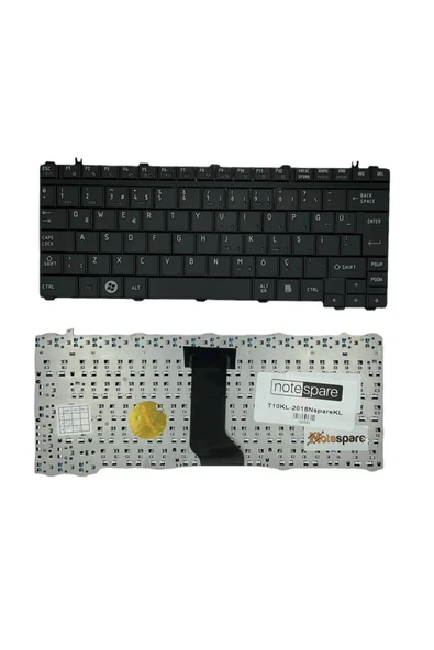 Toshiba ile Uyumlu Dynabook Satellite PSU44E Notebook Klavye Siyah TR ürün görseli 1