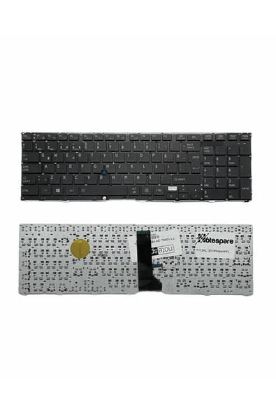 Toshiba ile Uyumlu Satellite Pro R950-115, R850-10L, R850-10T Notebook Klavye Siyah TR ürün görseli 1