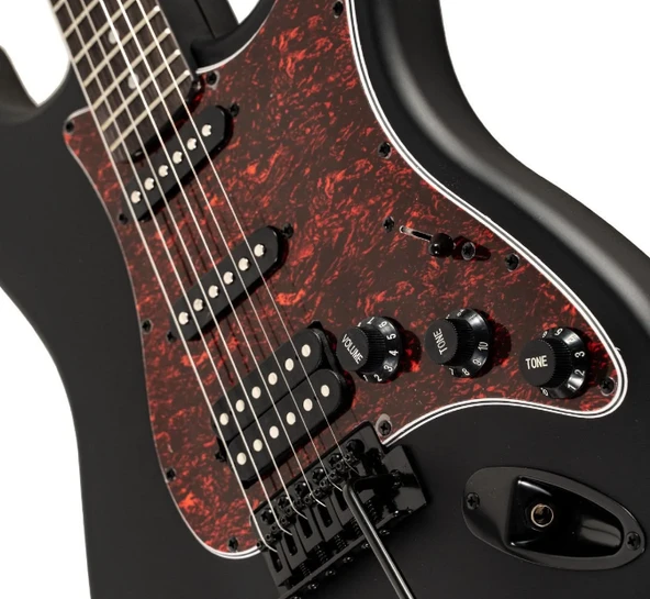 Madison MEG-2BKS Mat Siyah Elektro Gitar - Resim 3