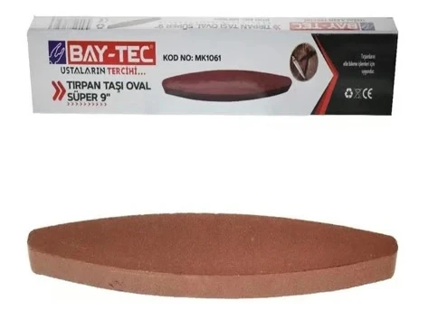 Bay-tec Tırpan Bileme Taşı OVAL süper 9" mk1061 ürün görseli 1