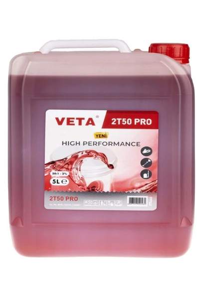 VETA MOTORLU TESTERE/MOTORLU TIRPAN YAĞI 5 LİTRE 2T (İKİ ZAMANLI) ürün görseli 1