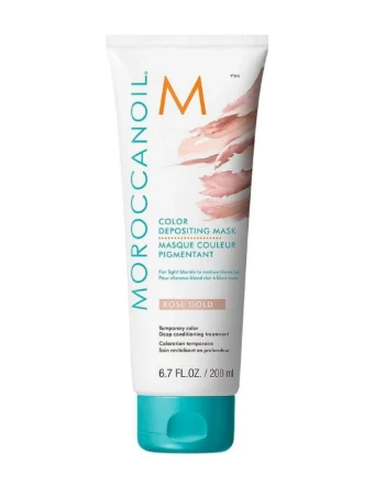 Moroccanoil Rose Gold Pembe Altın Renk Tazeleyici Saç Maskesi 200ml ürün görseli 1