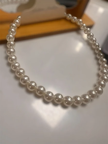 LÜX İNCİ BONCUK KOLYE 45 CM KADIN KOLYE ürün görseli 1
