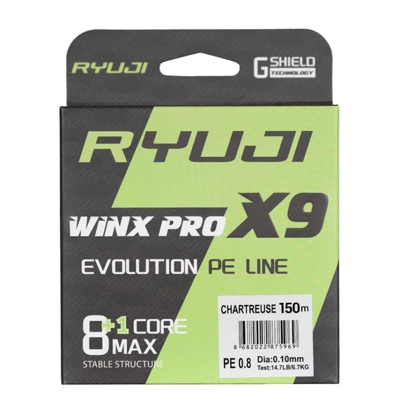Ryuji Winx Pro x9 150 Mt Chartreuse İp Misina - Resim 4