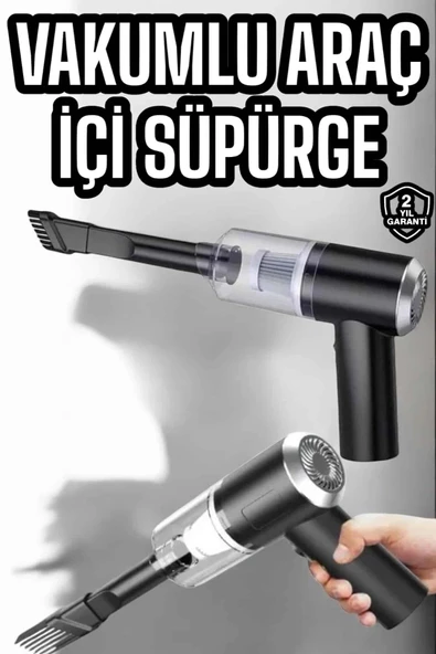 Araç İçi Süpürge Filtreli Şarjlı Süpürge Vakumlu Yıkanabilir P56558S6799 ürün görseli 1