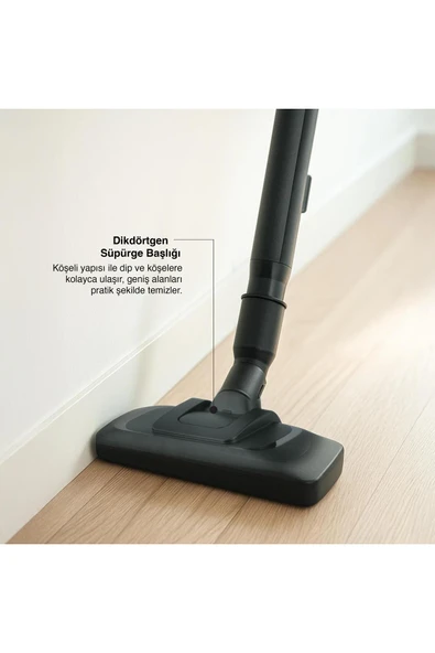Range Vector Kablolu Dik Süpürge - Resim 4