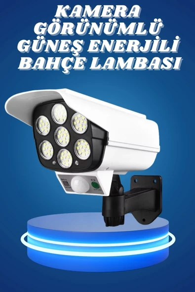 Bahçe Aydınlatması Hareket Sensörlü Led Aydınlatma Kamera Görünümlü P55971S9198 ürün görseli 1
