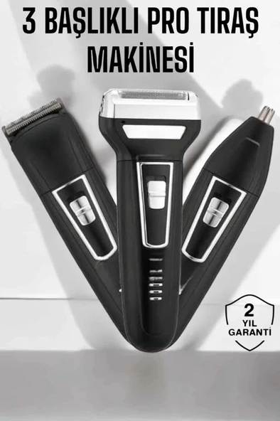 3 Başlıklı Profesyonel Tıraş Makinesi P58038S7188 ürün görseli 1