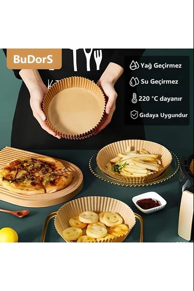 Fritöz Pişirme Kağıdı 50 Adet - Resim 2