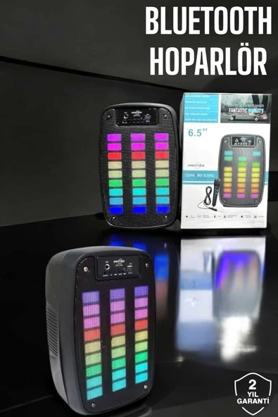 Bluetooth  Hoparlör Mikrofonlu Speaker Taşınabilir Şarjlı P56985S1816 ürün görseli 1