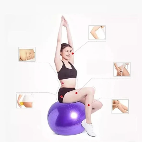 60 cm Pilates Topu - Resim 2
