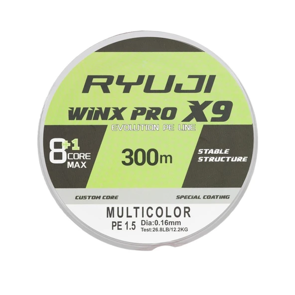Ryuji Winx Pro x9 300 Mt Multicolor İp Misina - Resim 4