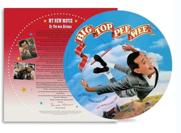 Danny Elfman Big Top Pee-Wee (RSD Black Friday 2025 Picture Disc edition) - Plak ürün görseli 1