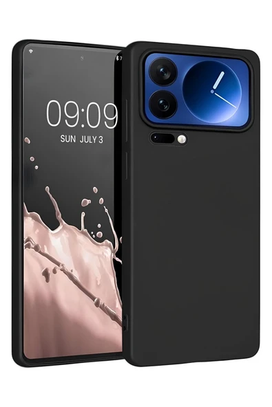 Xiaomi 17 PRO MAX Premium Siyah Silikon Kılıf ürün görseli 1