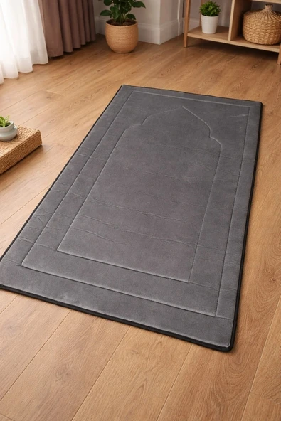 Tay Tüyü Seccade - 8 mm Kalın Süngerli Ortopedik 70x120 cm Taşıma Çantalı ürün görseli 1