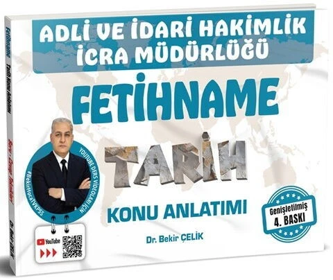 Adli İdari Hakimlik İcra Müdürlüğü FETİHNAME Tarih Konu Anlatımı Bekir Çelik ürün görseli 1