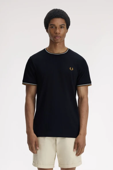 Fred Perry M1588V-P69 Twin Tipped Erkek Tişört ürün görseli 1