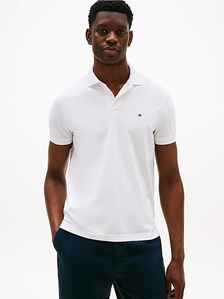 Tommy Hilfiger MW0MW37309YBR Performance Pique Reg Erkek Polo Tişört ürün görseli 1