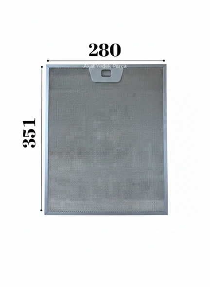 Bosch İle Uyumlu DUL63CC60B/01 Aspiratör Davlumbaz Metal Yağ Filtresi ürün görseli 1