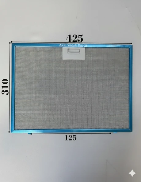 Siemens İle Uyumlu LC956WB30 Davlumbaz Metal Yağ Filtresi ürün görseli 1