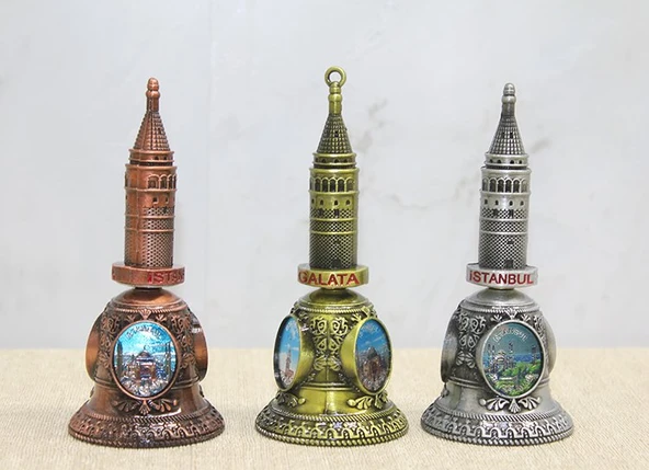 Galata Kulesi Temalı El Çanı ürün görseli 1