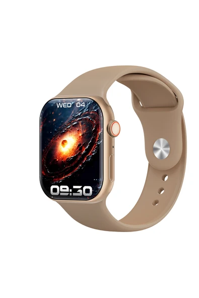 Lapas LW-01 iOS ve Android Destekli Akıllı Saat IPX7 Sertifikalı Gold ürün görseli 1