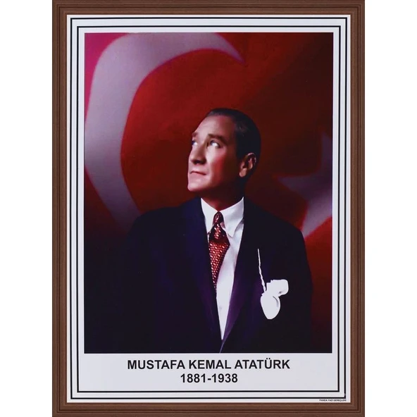 ATATÜRK PORTRESİ (MDF Çerçeve) - 50x70cm ürün görseli 1