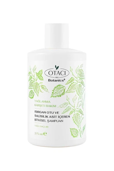Otacı Botanics+ Isırgan Otu ve Salisilik Asit içeren 375 ml Yağlanma Karşıtı Şampuan ürün görseli 1