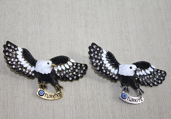 Swarovski Taşlı Kartal Figürlü Magnet ürün görseli 1