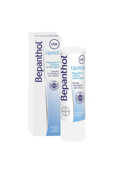 Bepanthol Lipstick Güneş Koruyucu Spf 50 4.5 gr Dudak Bakım Kremi ürün görseli 1