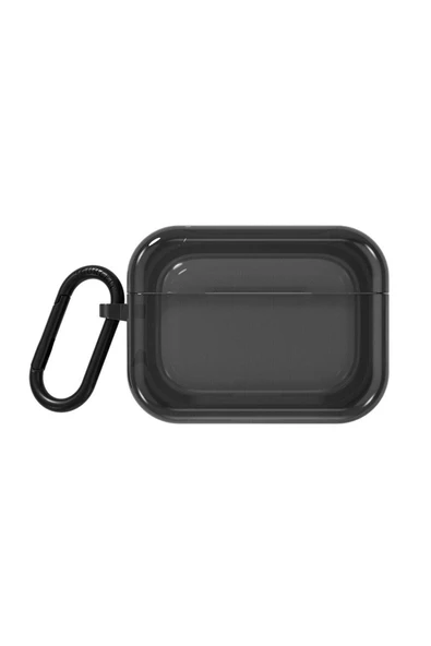 Youngkit Airpods Pro 2 Uyumlu Kılıf Saydam Jelly Tasarımlı Youngkit Candy Serisi Kılıf Siyah ürün görseli 1