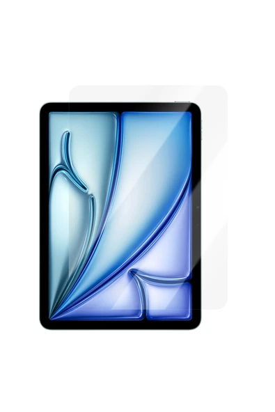 CaseWorld iPad Air 11 2024 Uyumlu Steel Shield Serisi Temperli Cam Ekran Koruyucu Kurulum Kitli ürün görseli 1