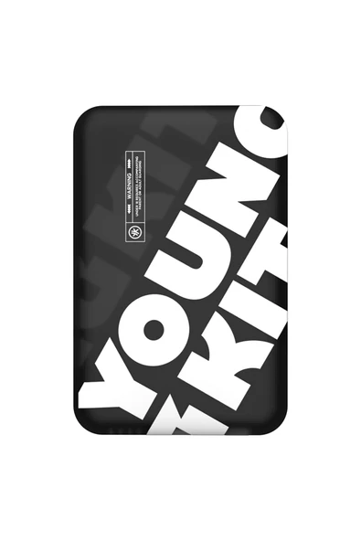 Youngkit Ape Hızlı Şarj Özellikli 5000mAh Siyah Wireless Magsafe Uyumlu Powerbank ürün görseli 1