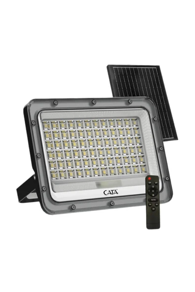 Cata CT-4649 Solar Led 200W Platinium 6400K Beyaz Işık Kumandalı Projektör Güneş Enerjili ürün görseli 1