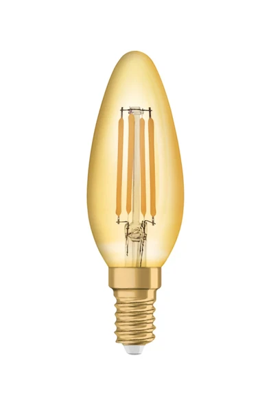 Osram Vintage 1906 Klasik B 35 Filament 4W 824 Altın E14 ürün görseli 1