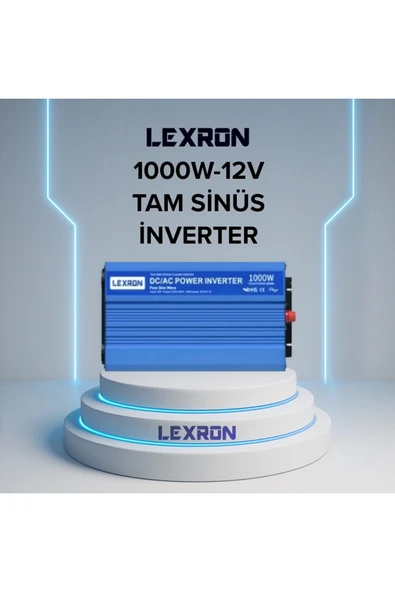 Lexron 12V 1000W Tam Sinüs İnverter ürün görseli 1