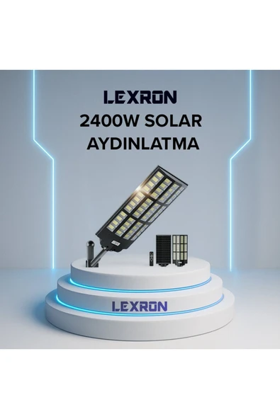 Lexron 2400W Solar Aydınlatma ürün görseli 1