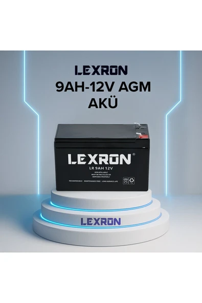 Lexron 12V 9AH KURU AKÜ ürün görseli 1
